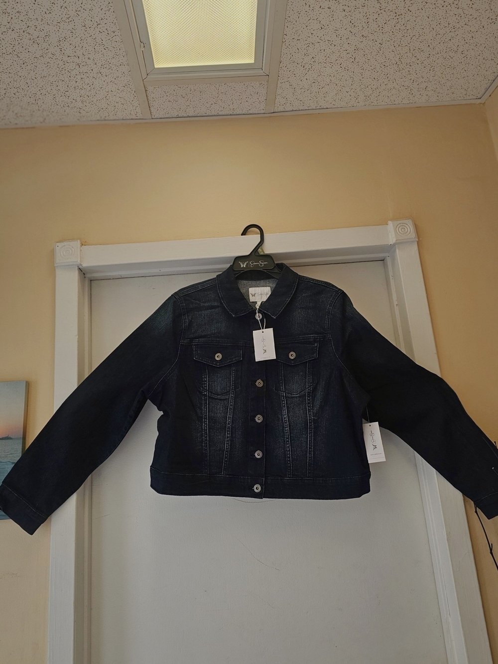 NWT Jessica Simpson Pixie Denim Jean Jacket Classic Women’s